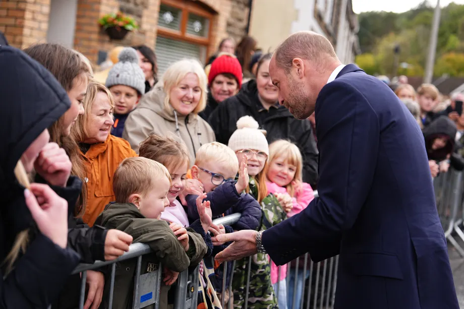 The Prince of Wales in Aberfan
