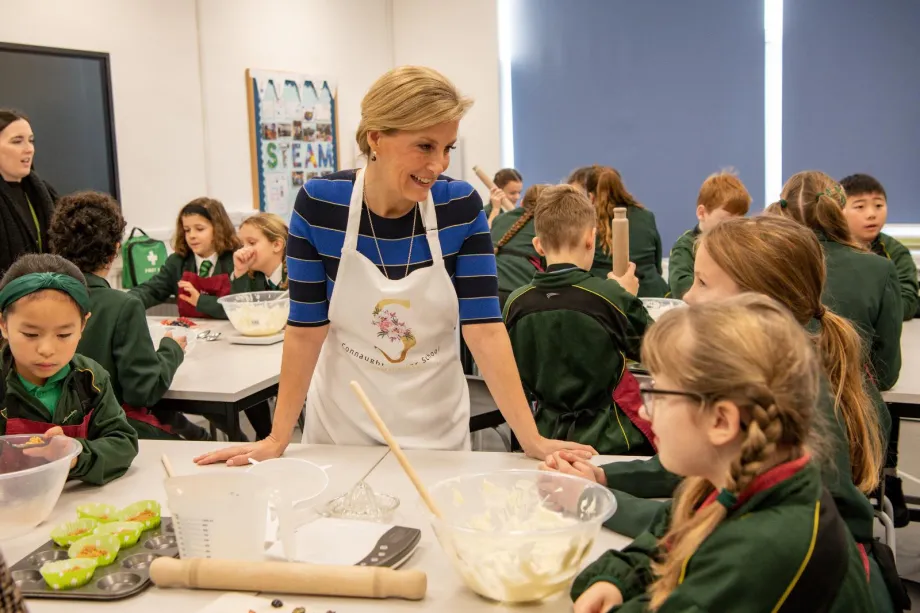 The Countess of Wessex visits Connaught School