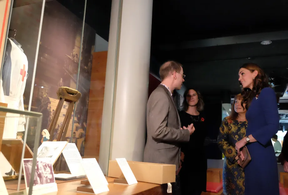 The Duchess of Cambridge at the Imperial War Museum