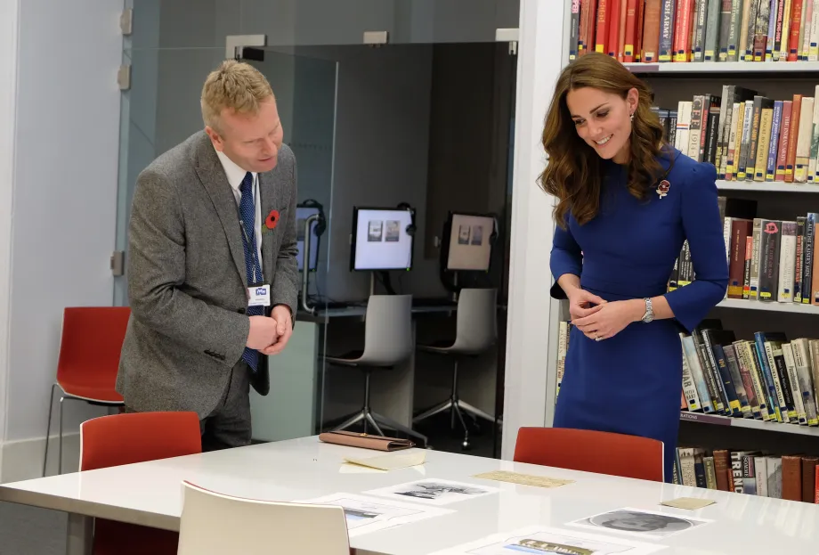 The Duchess of Cambridge at the Imperial War Museum