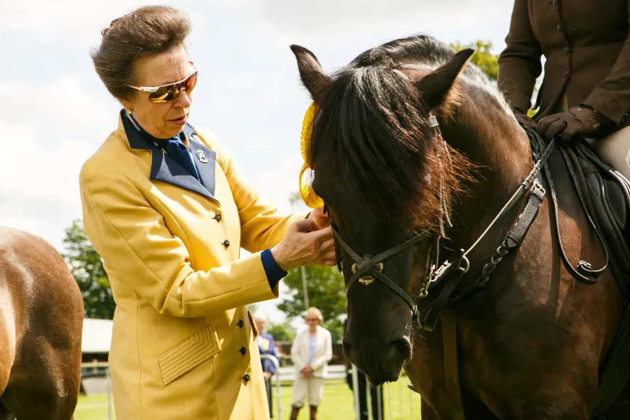 The Princess Royal at the Three Counties Show