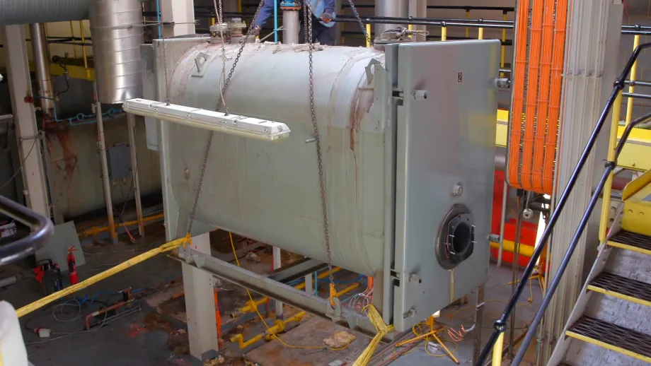 Replacing the boilers at Buckingham Palace