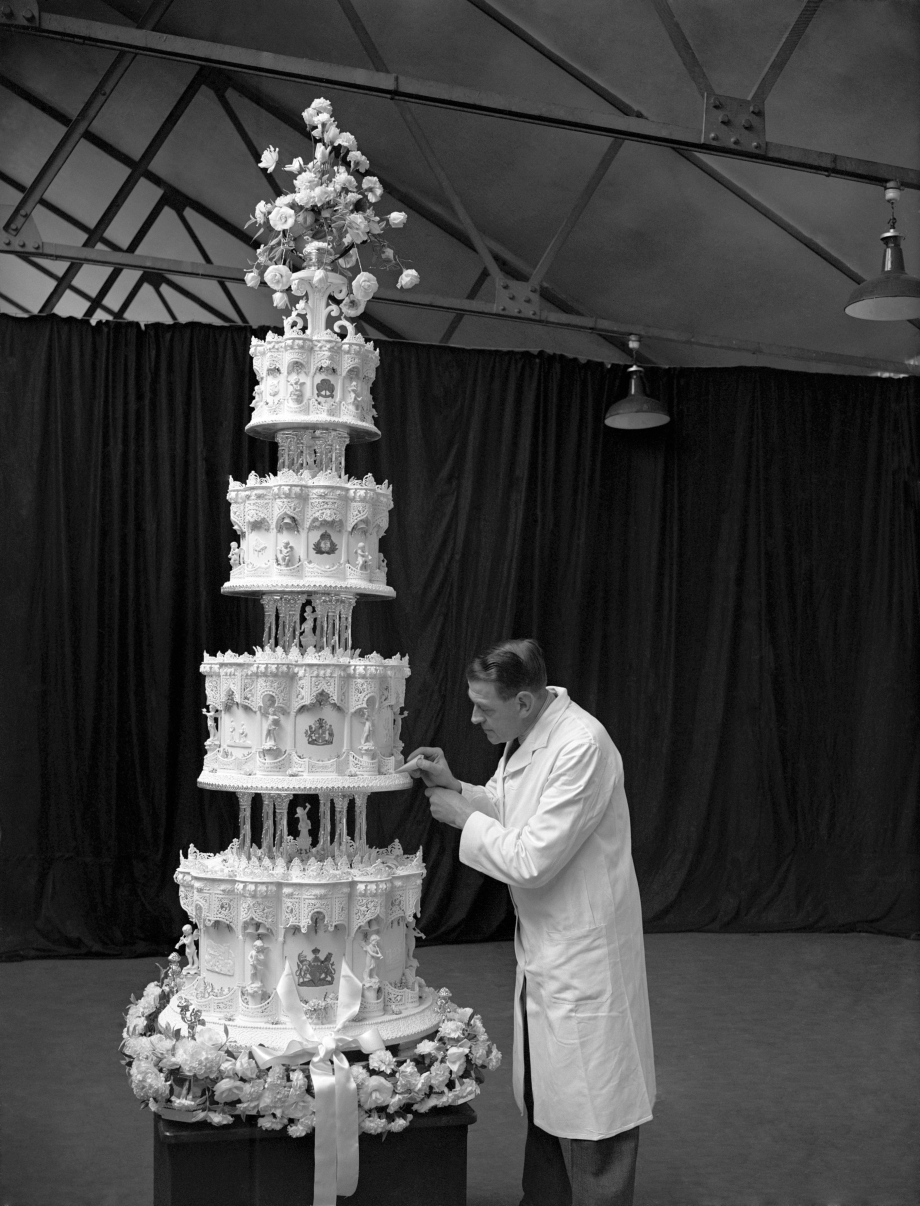 The 9 foot tall wedding cake