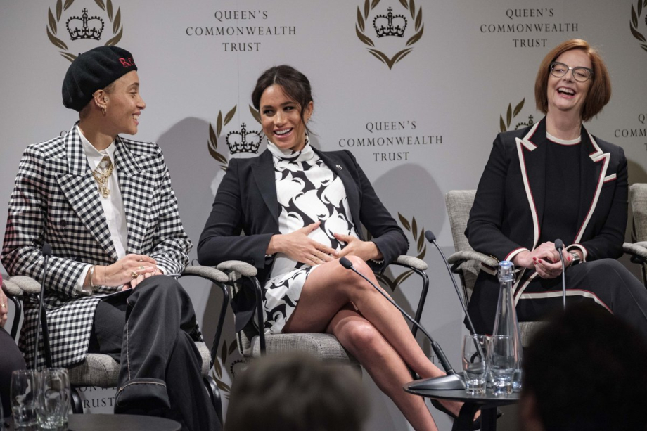 The Duchess Sussex joins an International Women's Day panel discussion