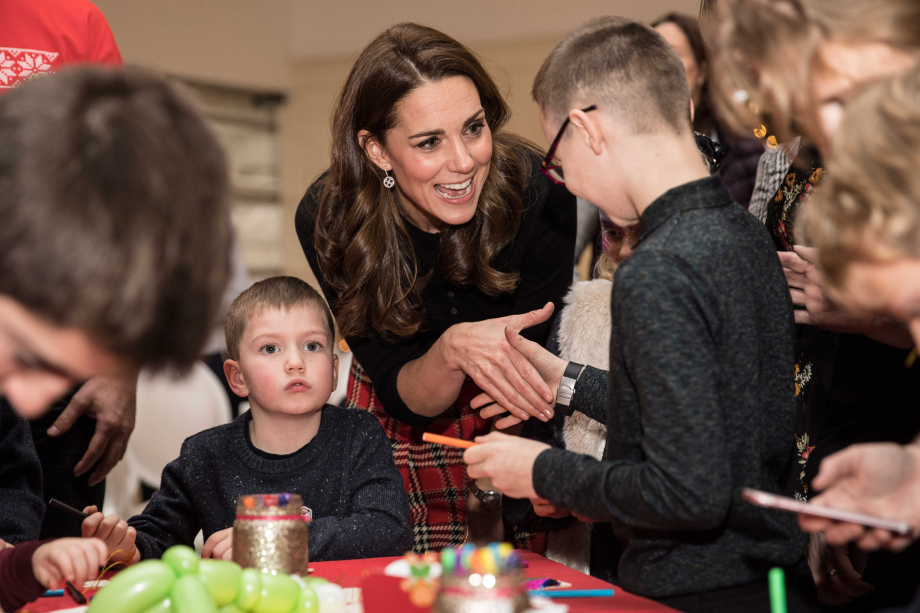 The Duke and Duchess of Cambridge host a Christmas reception for families of military personnel 