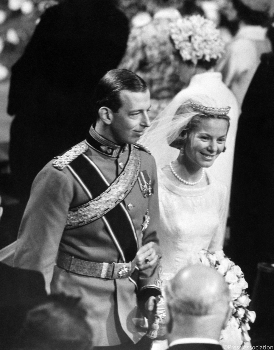 The Duke and Duchess of Kent are married at York Minster