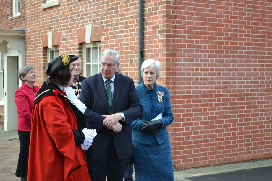The Duke is welcomed 