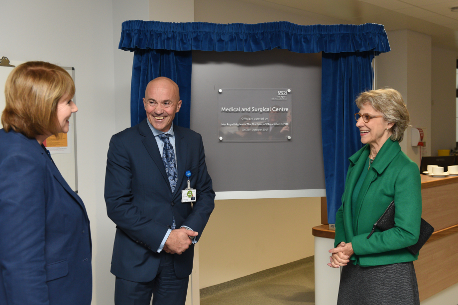 The Duchess of Gloucester visits Stepping Hill Hospital
