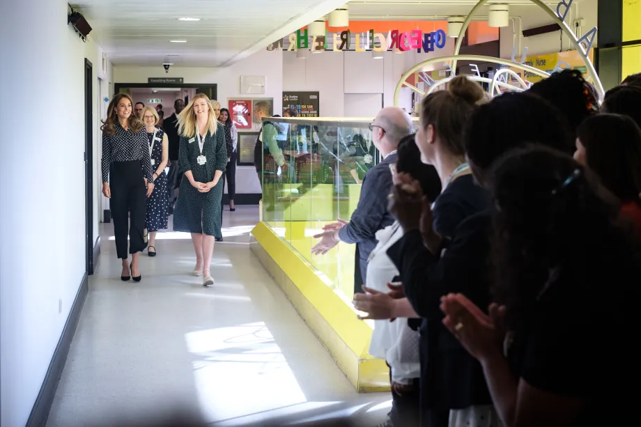 The Duchess of Cambridge visits the Family Nurse Partnership 
