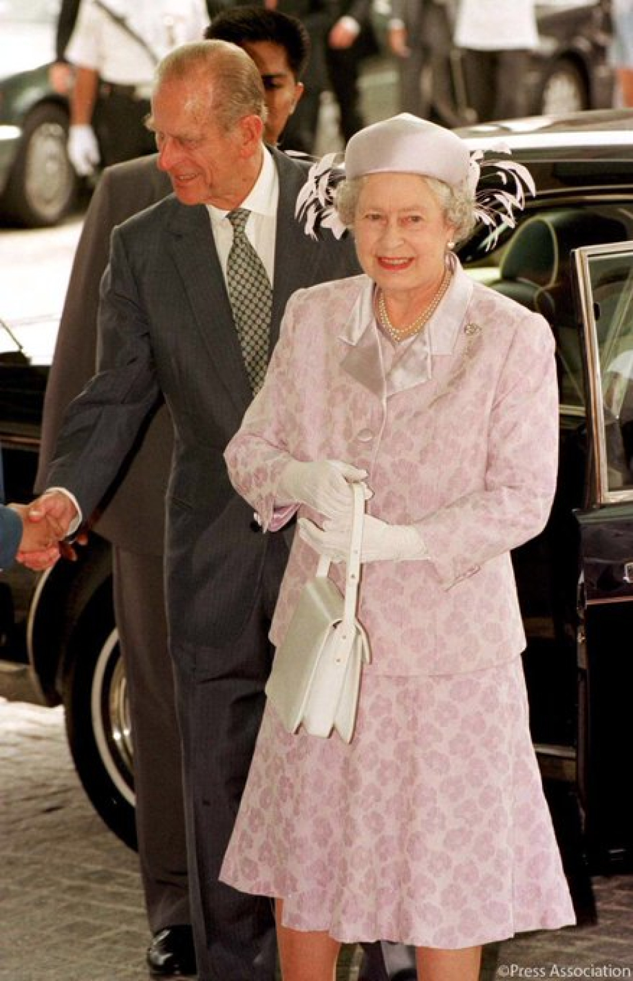 The Queen and The Duke of Edinburgh attend the 1998 Commonwealth Games in Malaysia 
