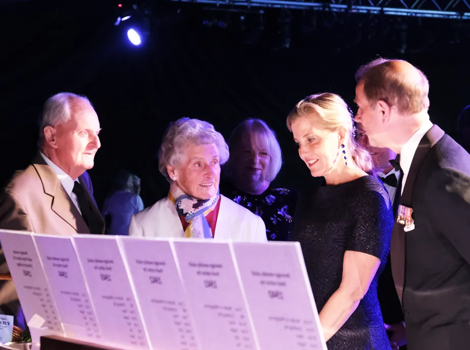 The Earl and Countess of Wessex meet some of the occupation generation
