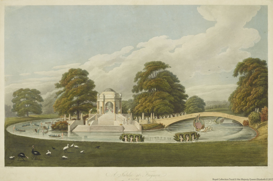 Frogmore House in 1809