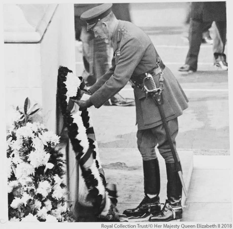 George V at the Cenotaph