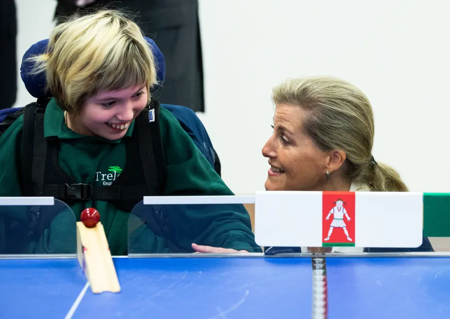 The Countess of Wessex visits Treloar School and College 