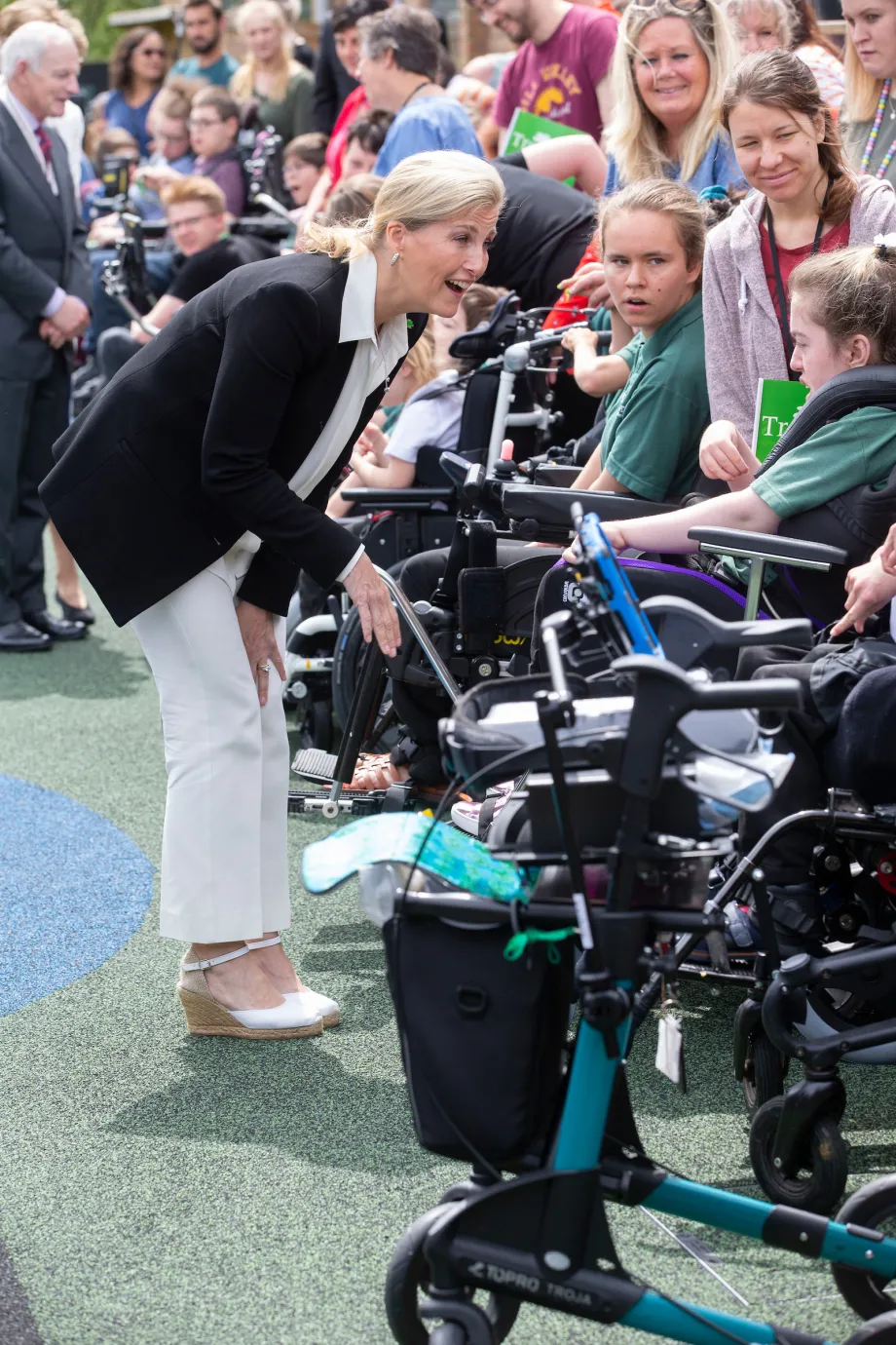 The Countess of Wessex visits Treloar School and College 