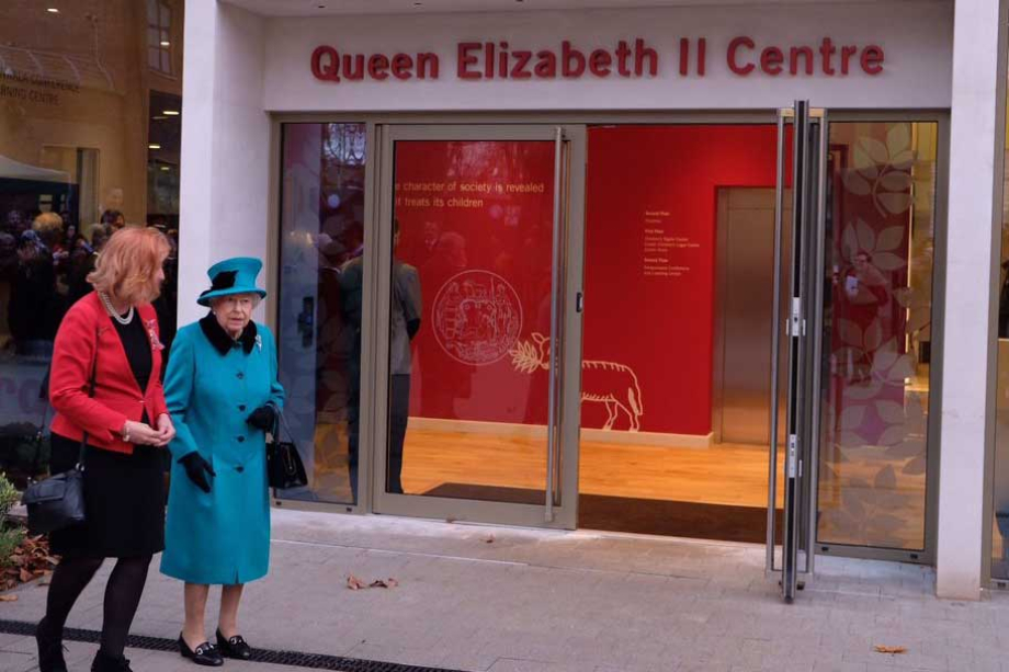 The Queen opens the Queen Elizabeth II Centre 