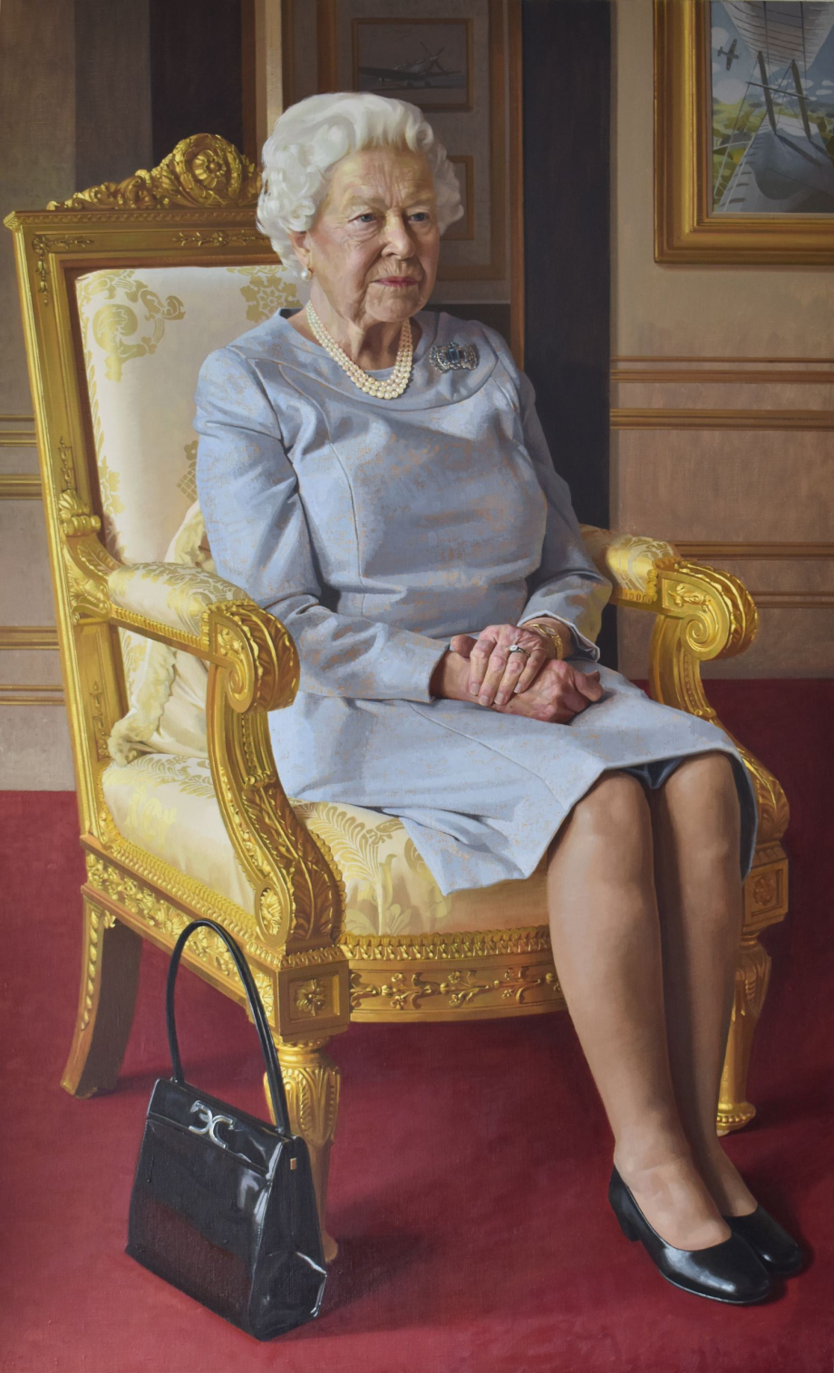 portrait of The Queen by Benjamin Sullivan