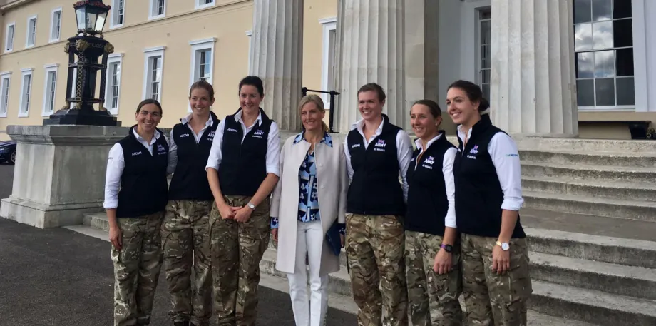 The Countess of Wessex meets the ice maidens 2017
