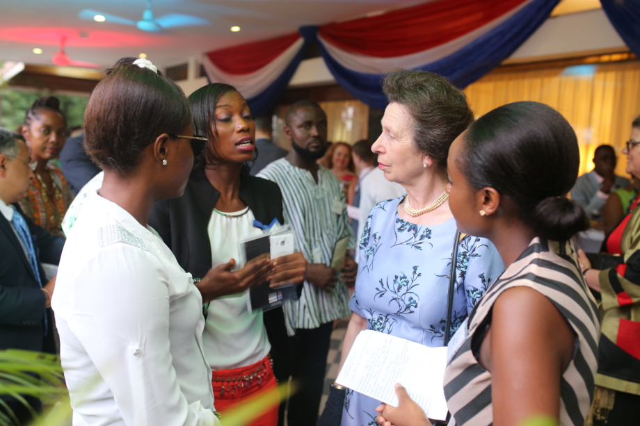 The Princess Royal attends a Reception to celebrate 60 years of Ghanaian Independence