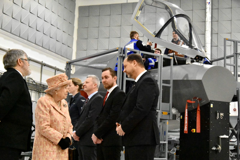 The Queen visits RAF Marham 