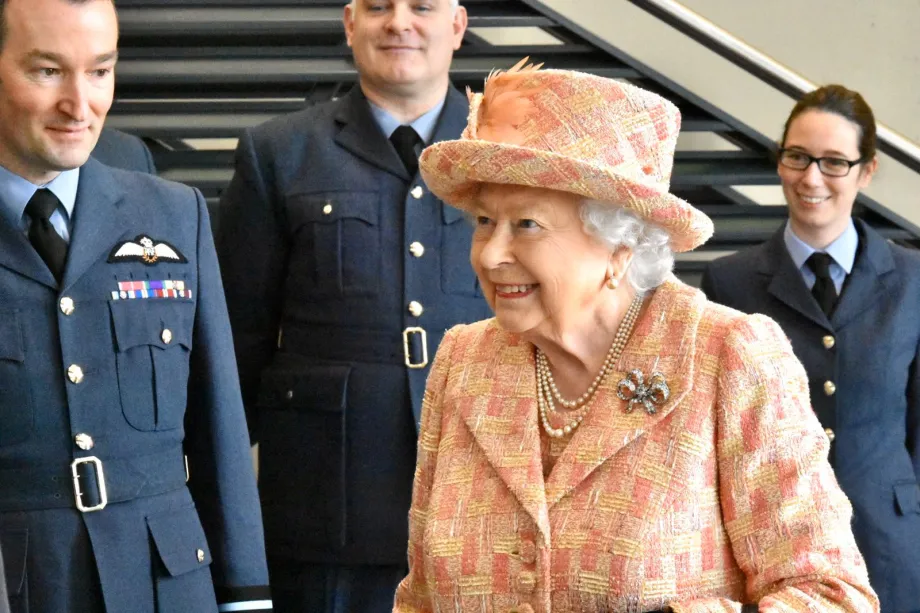 The Queen visits RAF Marham 