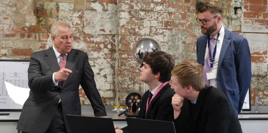 The Duke of York visits Newcastle 