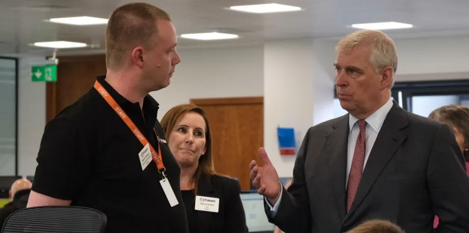 The Duke of York Visits Newcastle 