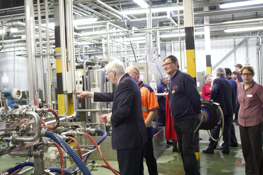 The Duke in the factory