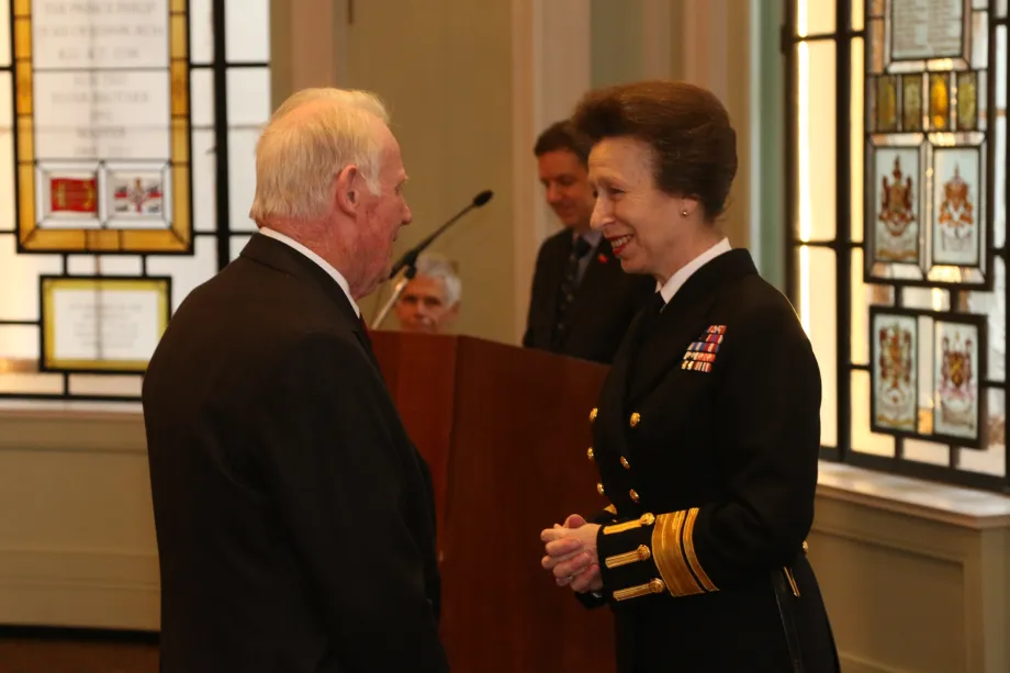 The Princess Royal presents new Merchant Navy medal 