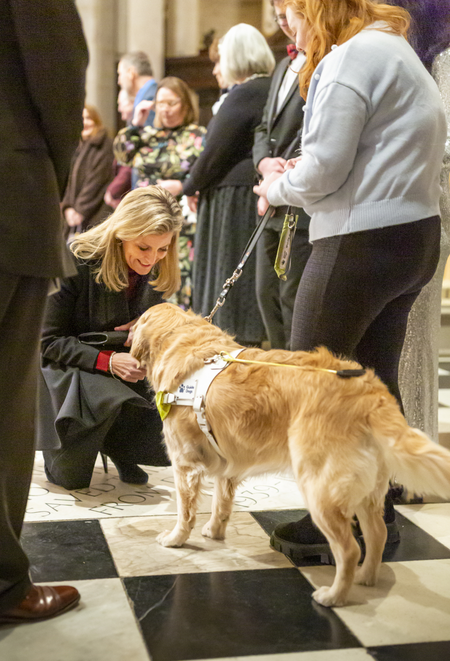 The Countess of Wessex attends a service with Guide Dogs