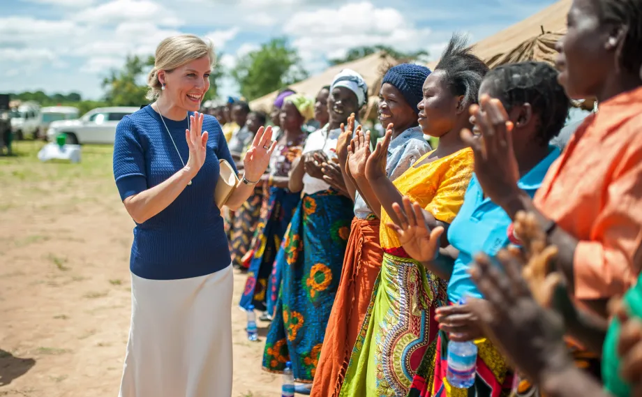 The Countess of Wessex visits Malawi to help eliminate avoidable blindness