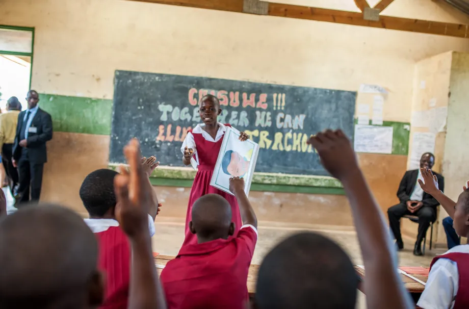 The Countess of Wessex visits Malawi to help eliminate avoidable blindness