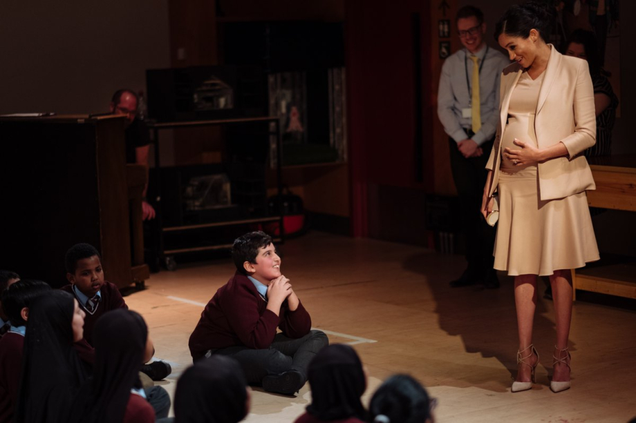 The Duchess of Sussex visits the National Theatre