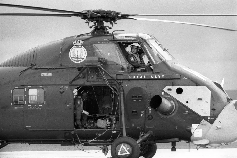The King at Royal Naval Air Station Yeovilton