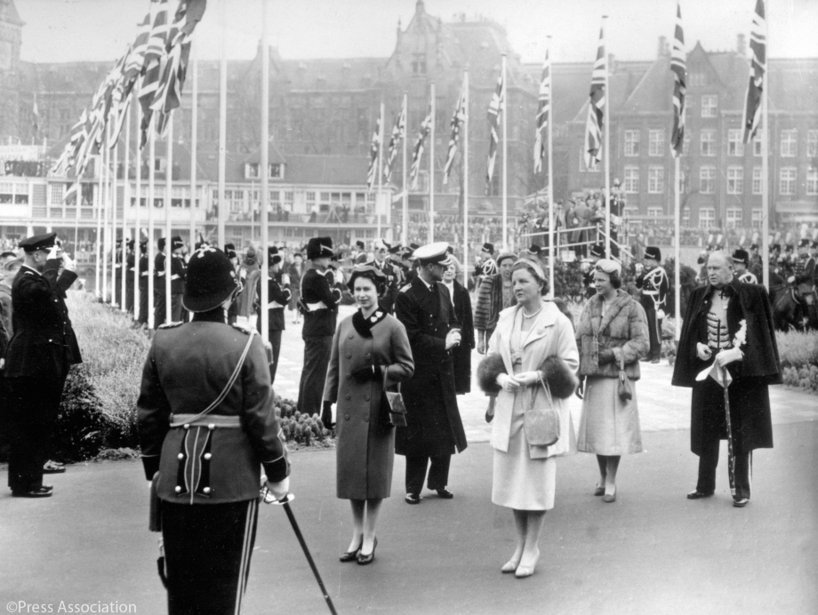 The Queen and The Duke of Edinburgh visit the Netherlands in 1958