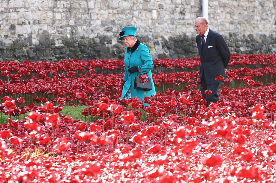 The Queen and The Duke of Edinburgh at the Tower of London