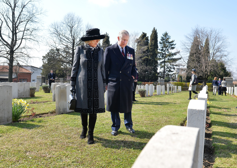 The Prince of Wales and The Duchess of Cornwall visit Commonwealth War Graves in Belgrade