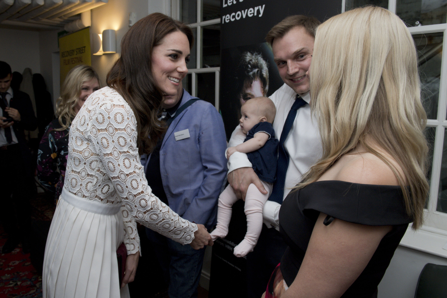 The Duchess of Cambridge at the Recovery Street Film Festival