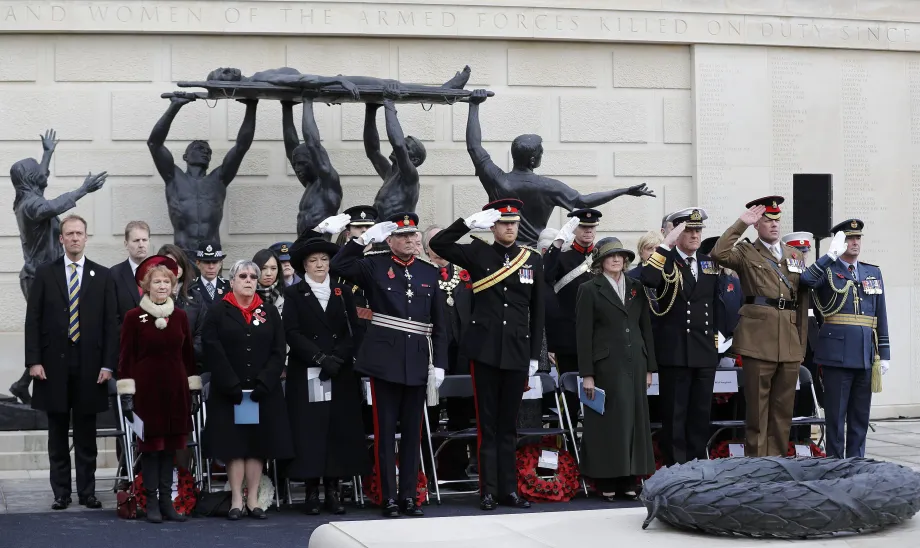 The Duke of Sussex at the National Memorial Arboretum
