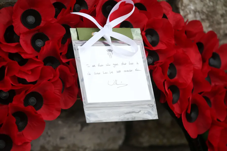 The Duke of Cambridge at Battle of Messines Ridge Commemorations