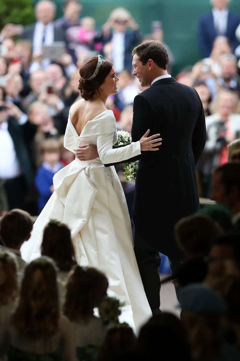 Princess Eugenie and Jack Brooksbank's wedding outfits to be displayed in Windsor Castle exhibition | The Royal Family Princess Eugenie and Jack Brooksbank's wedding outfits to be displayed in Windsor Castle exhibition | The Royal Family