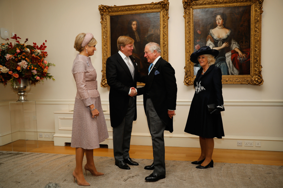 The Prince of Wales and The Duchess of Cornwall with Their Majesties of Netherland