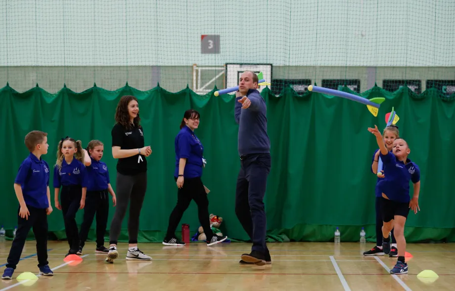The Duke and Duchess of Cambridge visit Coach core in essex