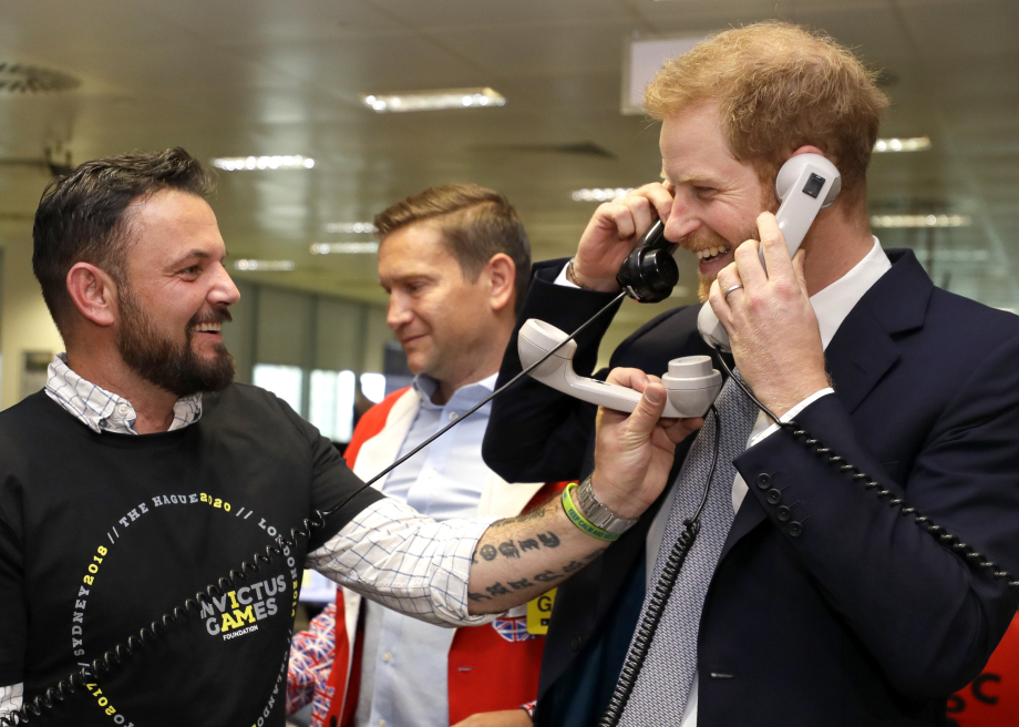 The Duke of Sussex helps to raise funds for Invictus Games at the annual BGC charity day 