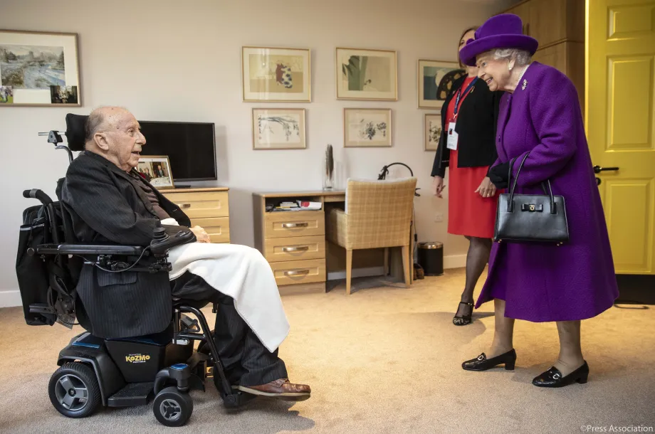 The Queen visits the Royal British Legion Industries village 
