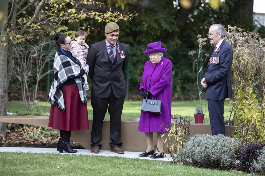 The Queen visits the Royal British Legion Industries village 