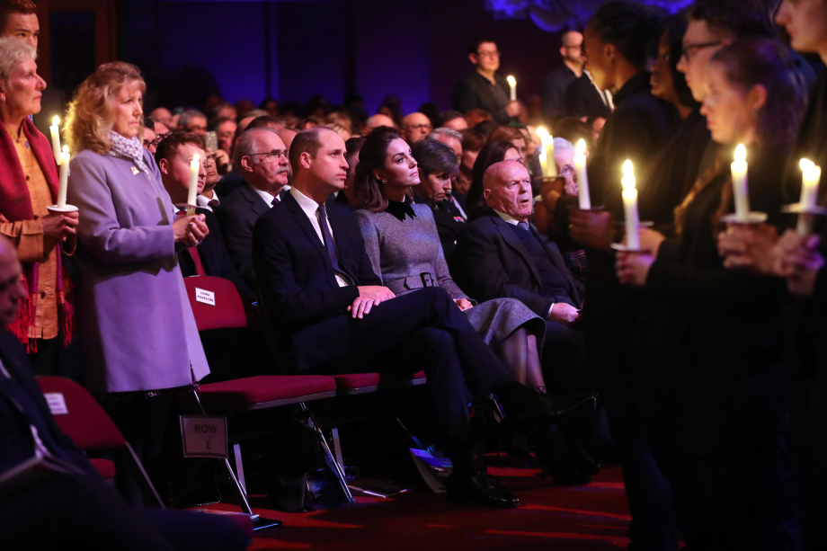 The Duke and Duchess of Cambridge attend a Holocaust Memorial Day Service in London