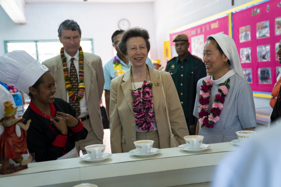 The Princess Royal visit Caritas Technical Secondary School