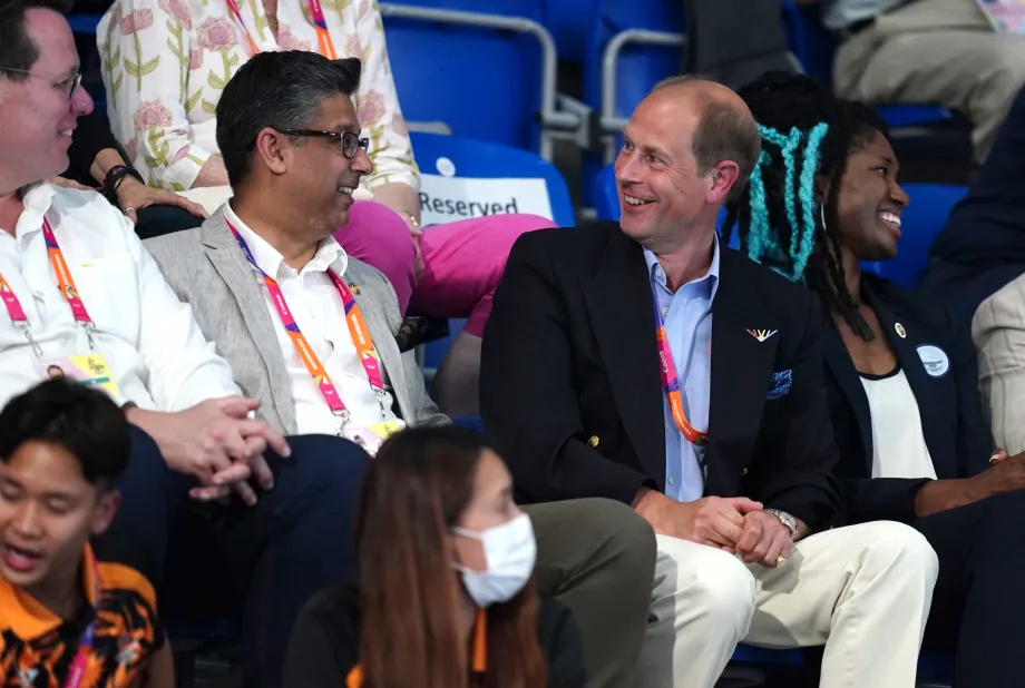 The Earl of Wessex at Sandwell Aquatics Centre