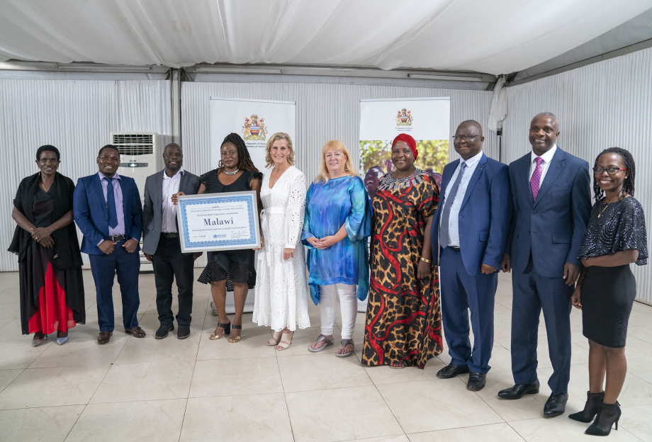 The Countess of Wessex visits Botswana and Malawi
